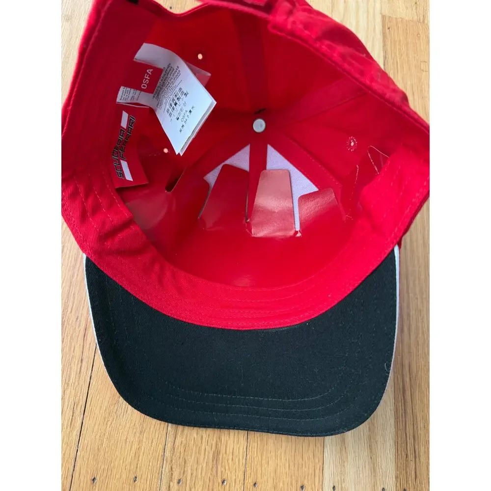 Scuderia Ferrari Red Black Kids Classic Adjustable Cap OSFA Racing F1 Cars